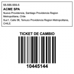 ticket de cambio retailbase